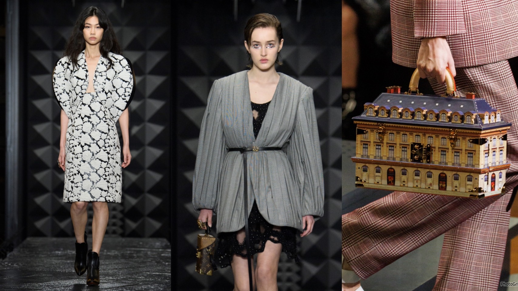 路易威登2023 秋冬女裝：法式風格日常，街道門牌、梵登廣場旗艦店變身包款！