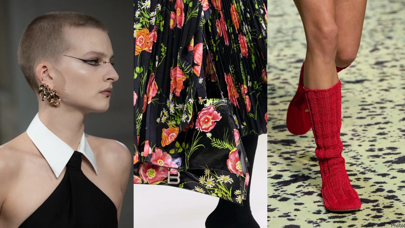細節刻劃｜回顧2023秋冬8大時尚趨勢！毛毛Item、花元素、奇形包、正裝Look、運動細節、強調肩線、錯視襪靴、透視肌膚