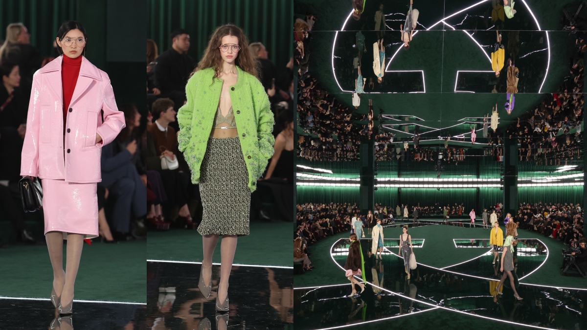 米蘭時裝週｜GUCCI 2025秋冬：並陳男女裝二元性、重述完美中的不完美，綠絨盒裡一場沒有總監的時間禮讚