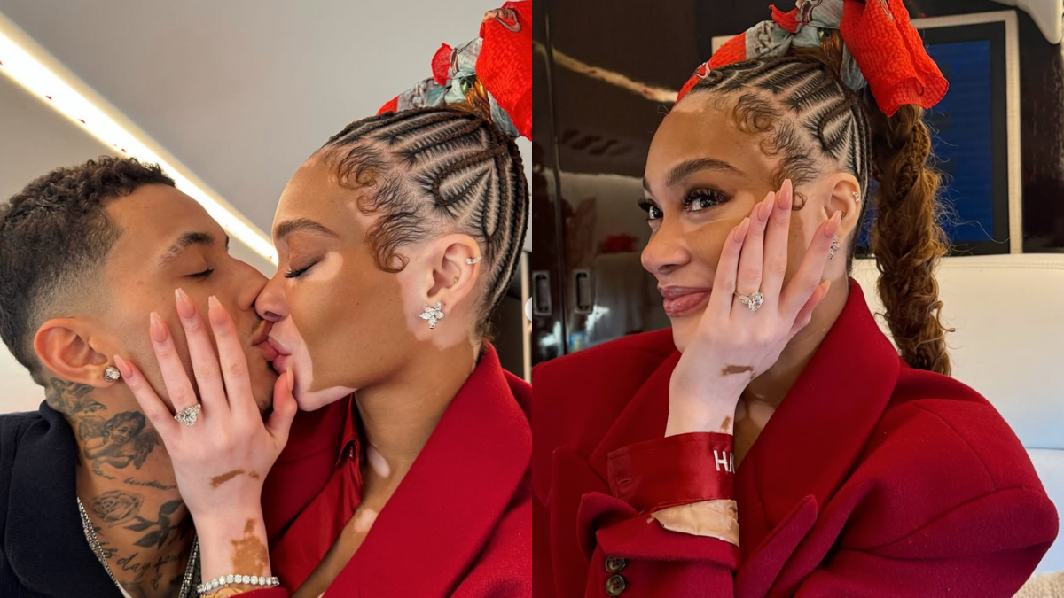 愛情修成正果！NBA球星Kyle Kuzma 浪漫求婚超模Winnie Harlow！