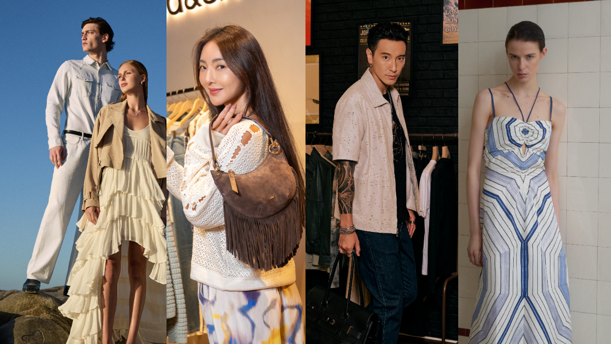 開啟休閒模式！春日度假時尚，王陽明、吳速玲清新演繹